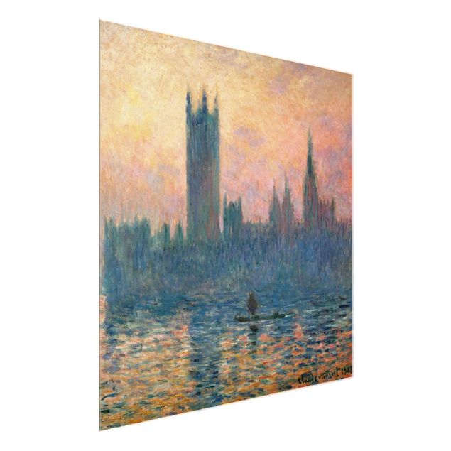Billeder London Claude Monet - London Sunset