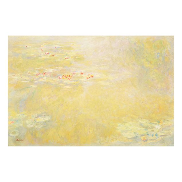 Glasbilleder landskaber Claude Monet - The Water Lily Pond