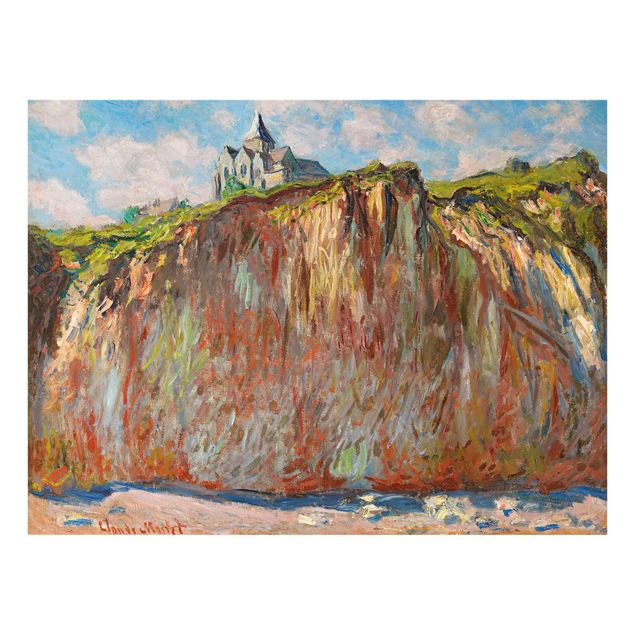 Billeder landskaber Claude Monet - The Church Of Varengeville In The Morning Light