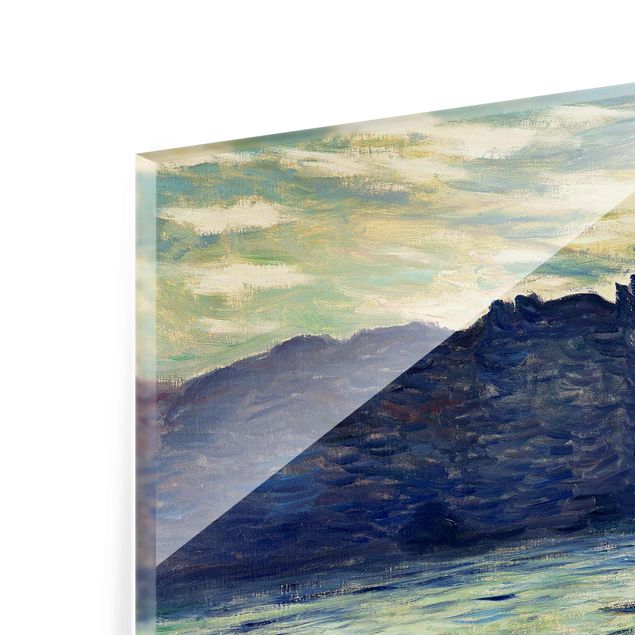 Billeder strande Claude Monet - The Cliff, Étretat, Sunset