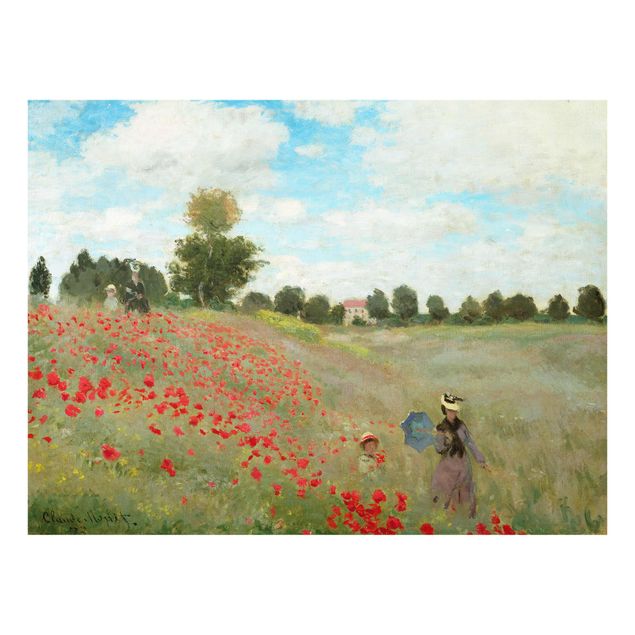 Kunst stilarter Claude Monet - Poppy Field Near Argenteuil