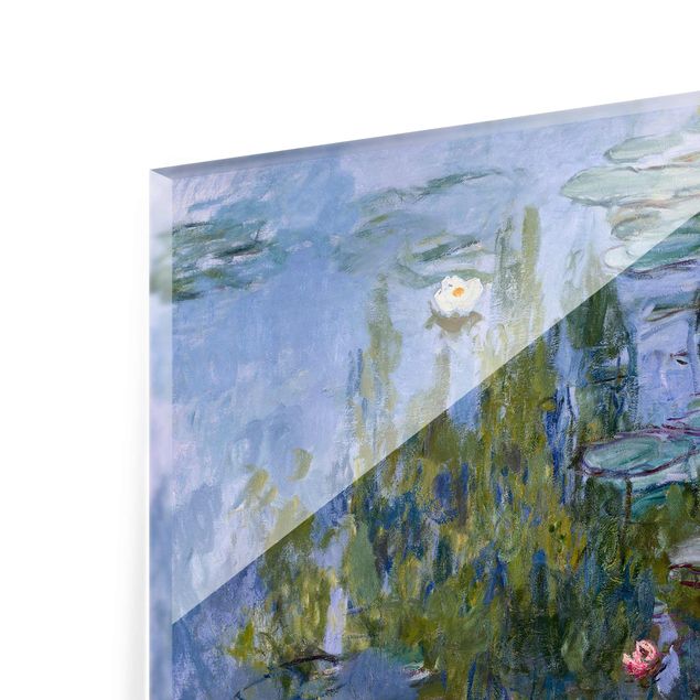 Glasbilleder blomster Claude Monet - Water Lilies (Nympheas)