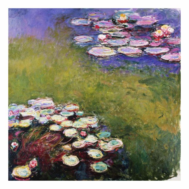 Glasbilleder landskaber Claude Monet - Water Lilies