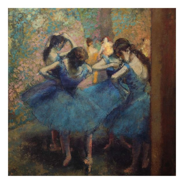 Billeder kunsttryk Edgar Degas - Blue Dancers