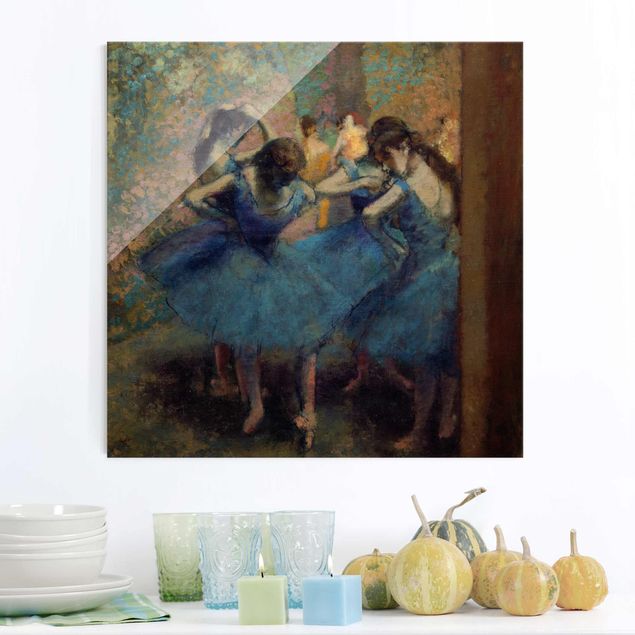 Billeder ballerina Edgar Degas - Blue Dancers