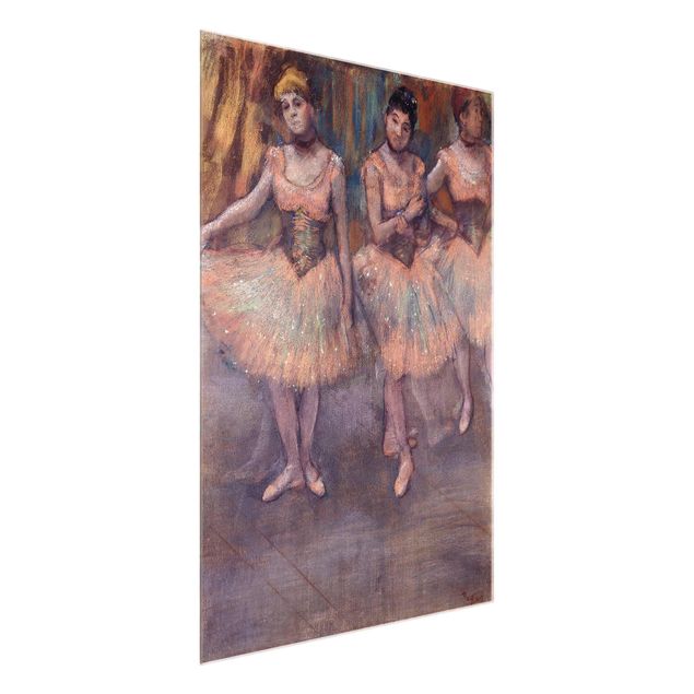 Kunst stilarter Edgar Degas - Three Dancers before Exercise