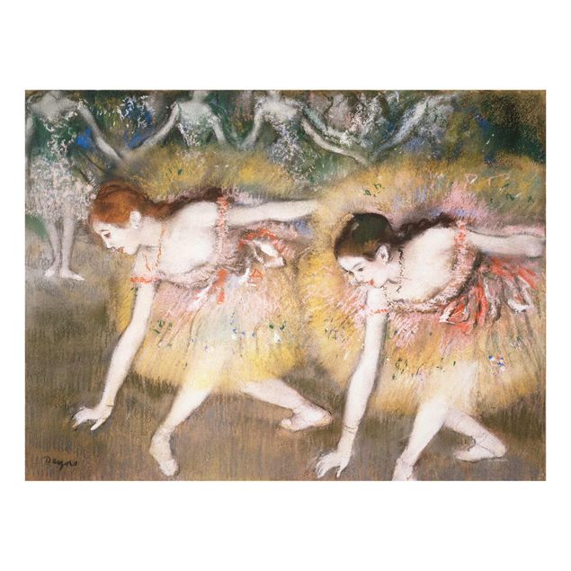 Billeder kunsttryk Edgar Degas - Dancers Bending Down