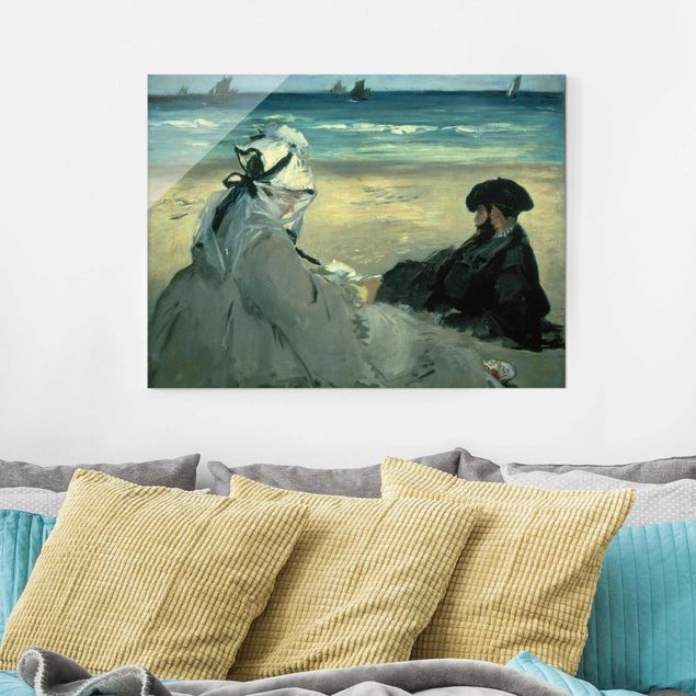 Kunst stilarter impressionisme Edouard Manet - On The Beach