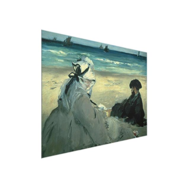 Billeder kunsttryk Edouard Manet - On The Beach