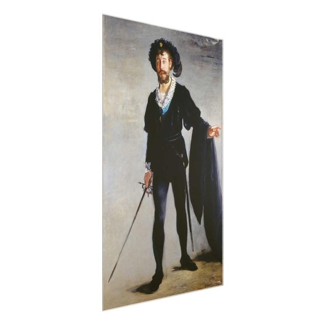Billeder kunsttryk Edouard Manet - Jean-Baptiste Faure in the Role of Hamlet