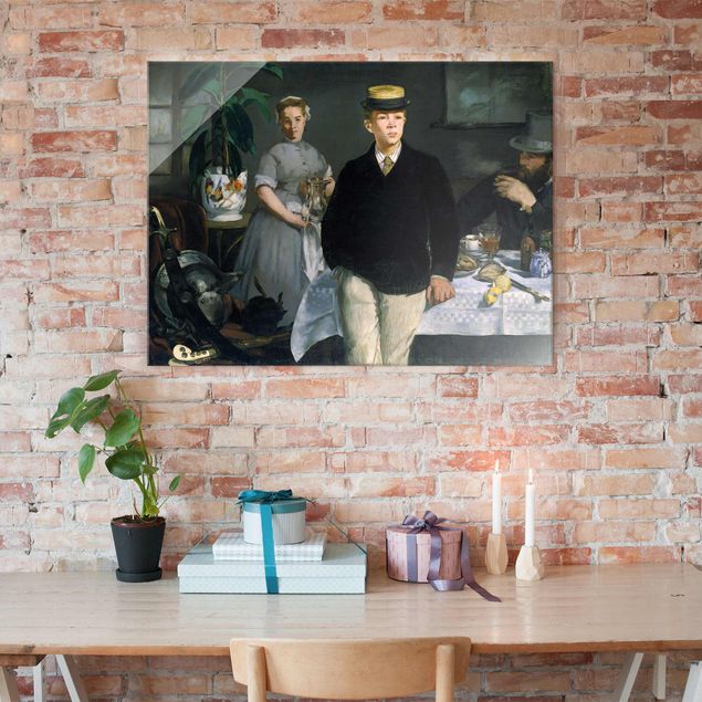 Kunst stilarter impressionisme Edouard Manet - Luncheon In The Studio