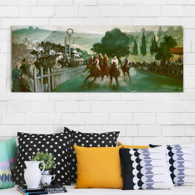 Kunst stilarter impressionisme Edouard Manet - Races At Longchamp