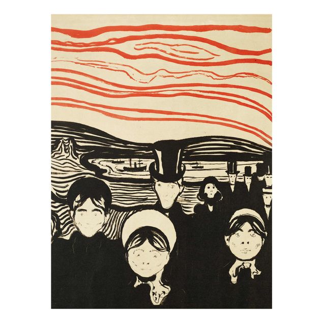 Billeder kunsttryk Edvard Munch - Anxiety