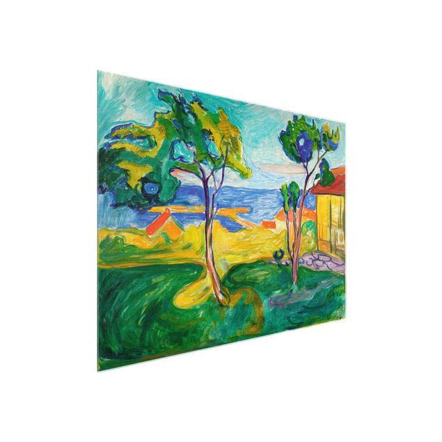 Kunst stilarter Edvard Munch - The Garden In Åsgårdstrand