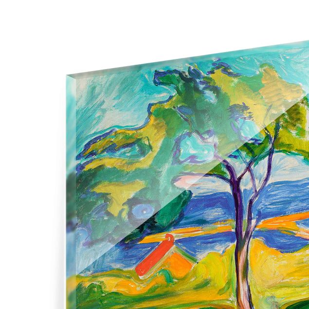 Billeder strande Edvard Munch - The Garden In Åsgårdstrand