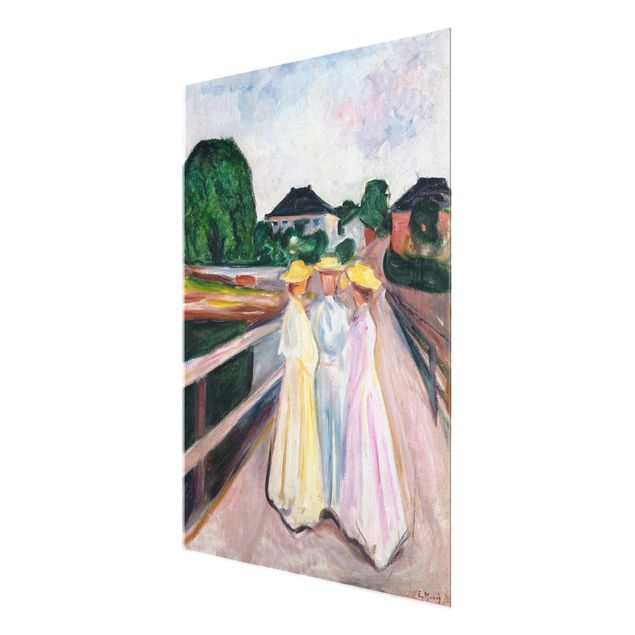 Billeder portræt Edvard Munch - Three Girls on the Bridge