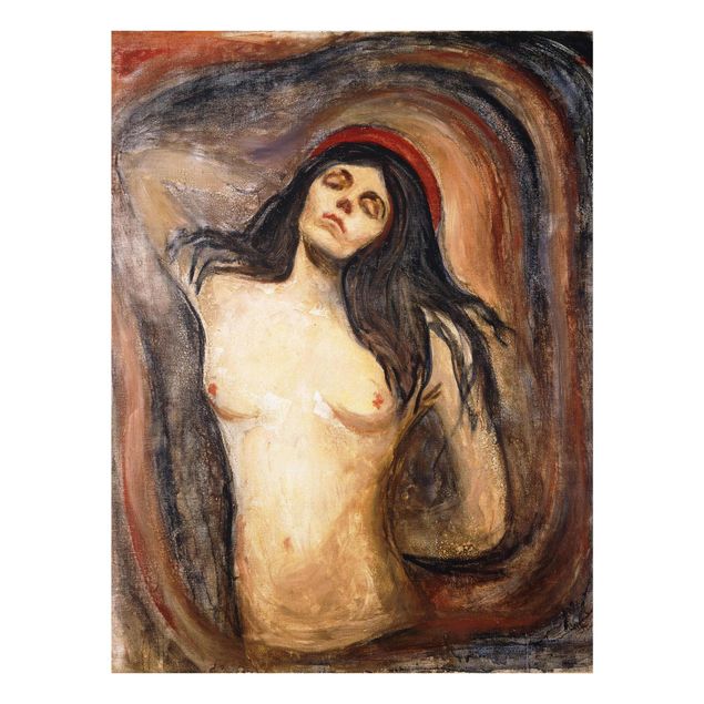 Glasbilleder nøgen og erotik Edvard Munch - Madonna