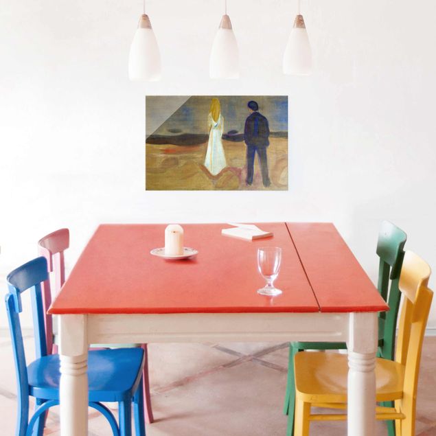 Kunst stilarter post impressionisme Edvard Munch - Two humans. The Lonely (Reinhardt-Fries)
