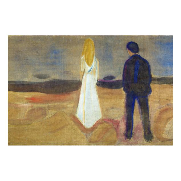 Billeder kunsttryk Edvard Munch - Two humans. The Lonely (Reinhardt-Fries)