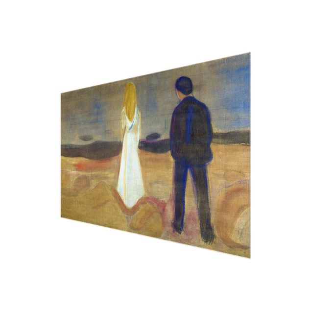Billeder portræt Edvard Munch - Two humans. The Lonely (Reinhardt-Fries)