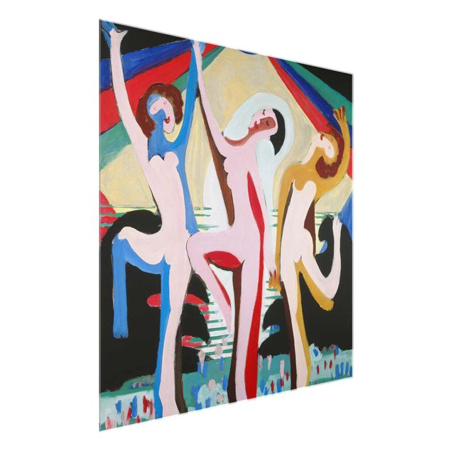 Billeder nøgen og erotik Ernst Ludwig Kirchner - colour Dance