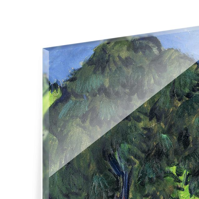 Billeder natur Ernst Ludwig Kirchner - Landscape with Chestnut Tree