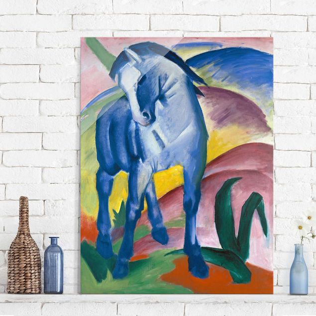 Kunst stilarter ekspressionisme Franz Marc - Blue Horse I
