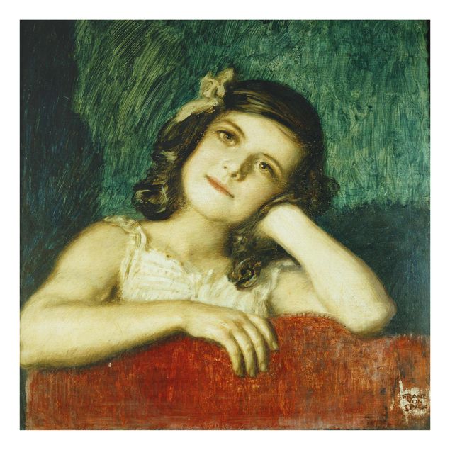 Billeder portræt Franz von Stuck - Mary, the Daughter of the Artist