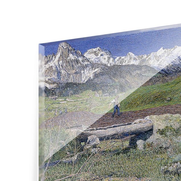 Billeder kunsttryk Giovanni Segantini - Spring In The Alps