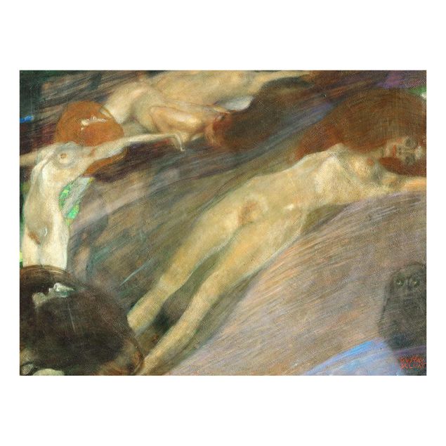 Billeder nøgen og erotik Gustav Klimt - Moving Water