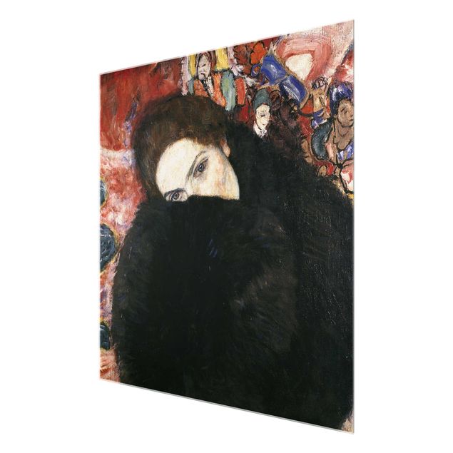 Billeder moderne Gustav Klimt - Lady With A Muff