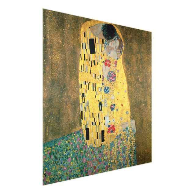 Glasbilleder nøgen og erotik Gustav Klimt - The Kiss