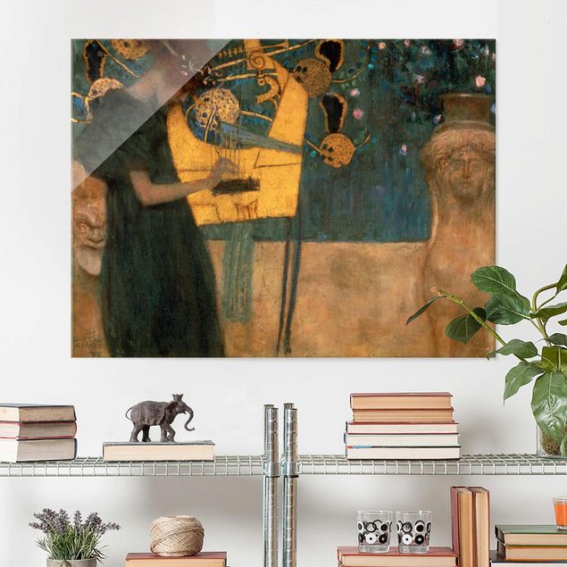 Kunst stilarter art deco Gustav Klimt - Music