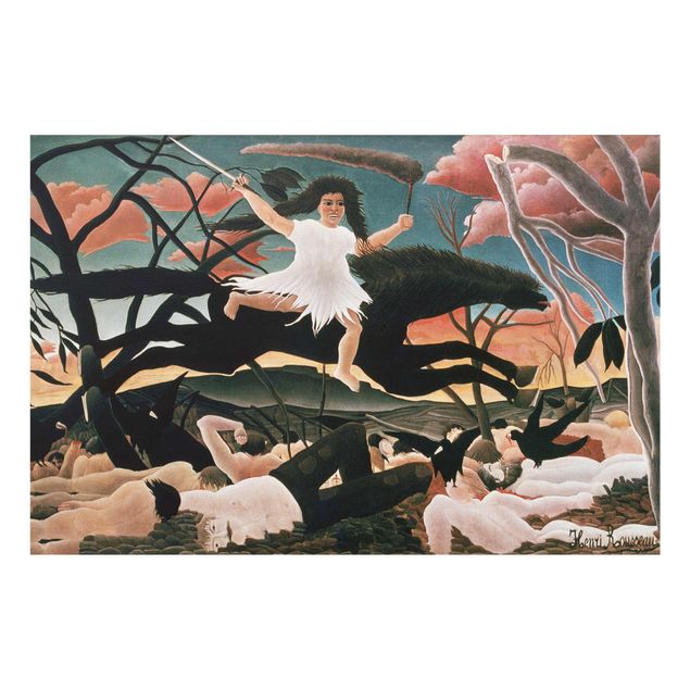 Billeder moderne Henri Rousseau - War or the Ride of Discord