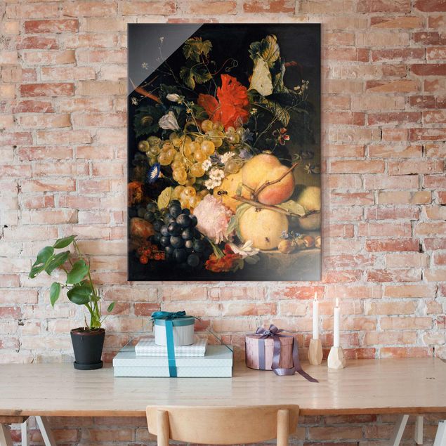 Kunst stilarter Jan van Huysum - Fruits, Flowers and Insects