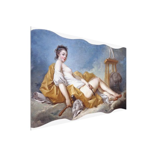 Billeder portræt Jean Honoré Fragonard - Personification of Painting