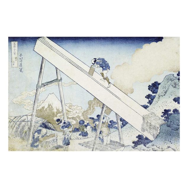 Billeder bjerge Katsushika Hokusai - In The Totomi Mountains