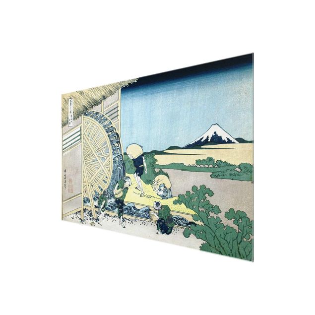 Billeder Katsushika Hokusai Katsushika Hokusai - Waterwheel at Onden