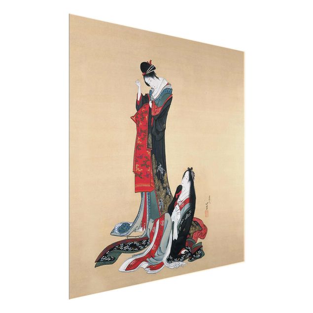 Billeder portræt Katsushika Hokusai - Two Courtesans