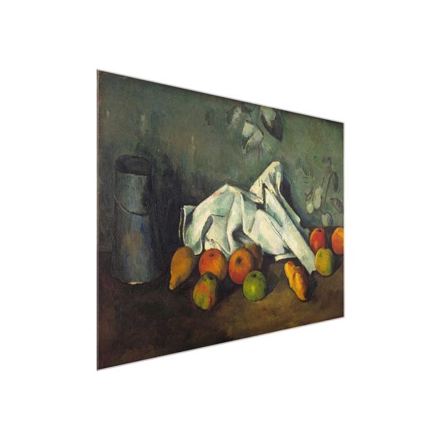 Kunst stilarter Paul Cézanne - Still Life With Milk Can And Apples