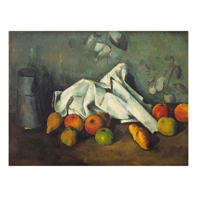 Billeder kunsttryk Paul Cézanne - Still Life With Milk Can And Apples