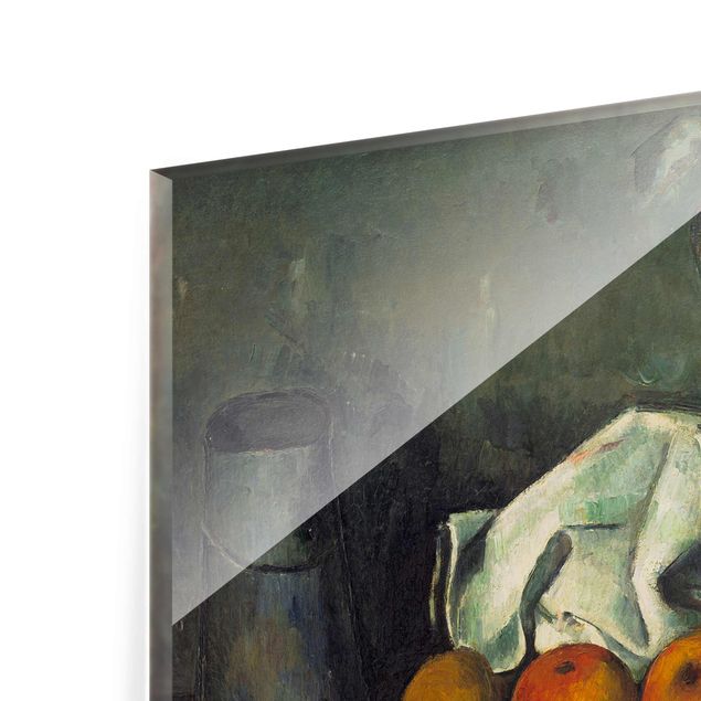 Billeder orange Paul Cézanne - Still Life With Milk Can And Apples
