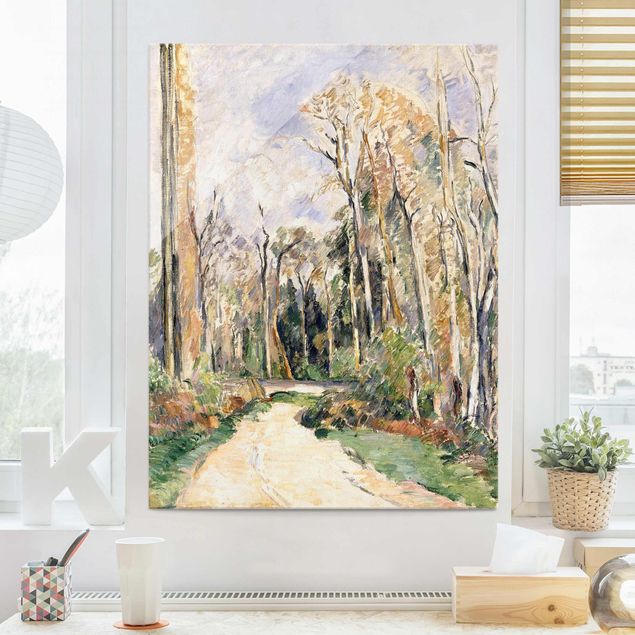 Kunst stilarter impressionisme Paul Cézanne - Path at the Entrance to the Forest