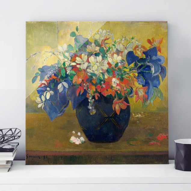 Kunst stilarter impressionisme Paul Gauguin - Flowers in a Vase