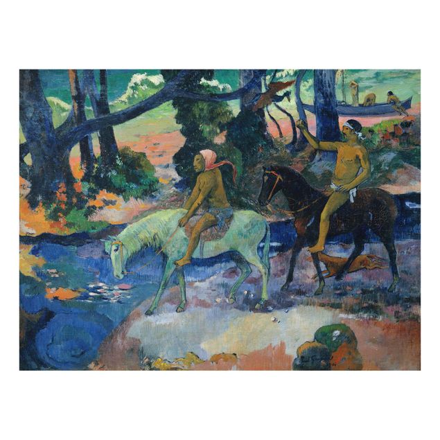 Billeder kunsttryk Paul Gauguin - Escape, The Ford