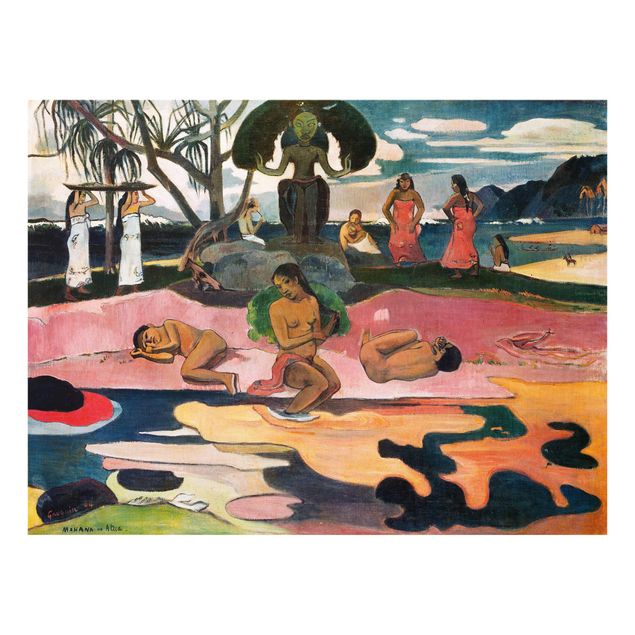 Billeder landskaber Paul Gauguin - Day Of The Gods (Mahana No Atua)