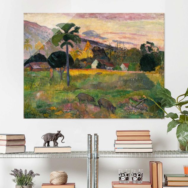 Kunst stilarter impressionisme Paul Gauguin - Haere Mai (Come Here)
