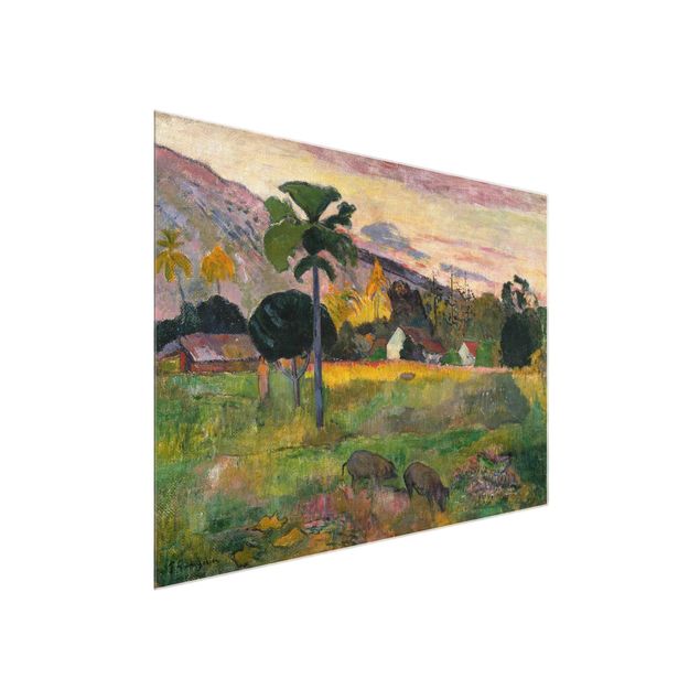 Glasbilleder landskaber Paul Gauguin - Haere Mai (Come Here)