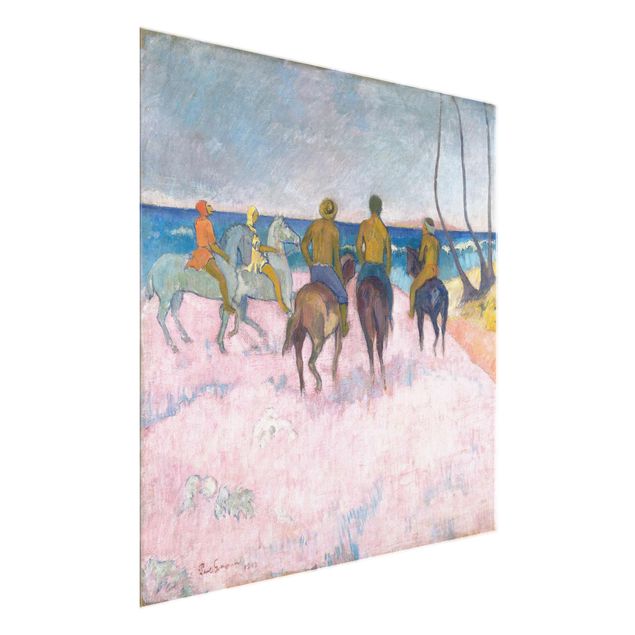 Billeder kunsttryk Paul Gauguin - Riders On The Beach
