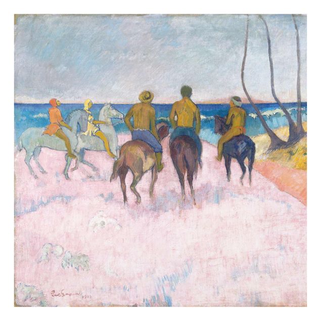 Billeder portræt Paul Gauguin - Riders On The Beach